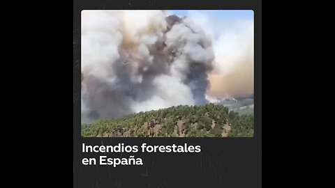 Incendios forestales afectan a más de 4.500 hectáreas en una isla de España