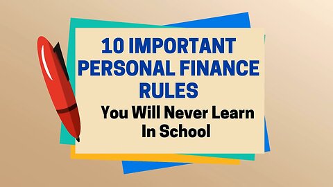 10 Greatest Personal Finance Lessons That Changed My Life