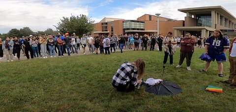 Most Spectacular Day on Campus Ever, Hundreds Gather to Hear The Gospel, The Holy Spirit Gains the Victory