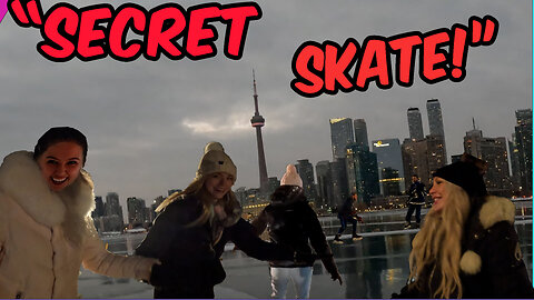 Toronto's Secret Ice Skating Party