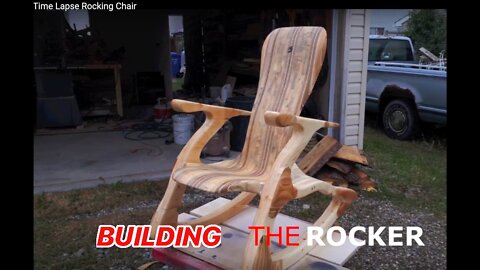 Time Lapse. Building a Desplanques style rocking chair
