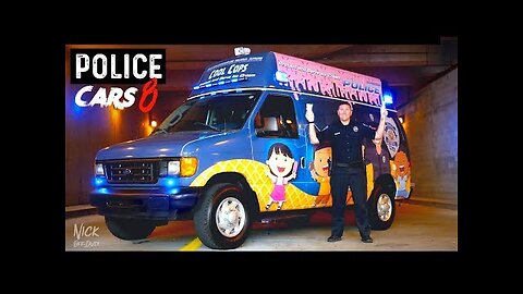 POLICE CARS (ICE CREAM TRUCK Ford Econoline Sunrise Police Department)
