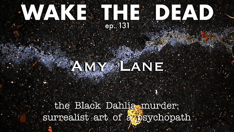 WTD ep.131 Amy Lane 'the Black Dahlia murder, surrealist art of a psychopath'