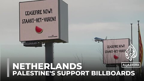 Dutch billboard campaign raises money to counter Israeli 'propaganda