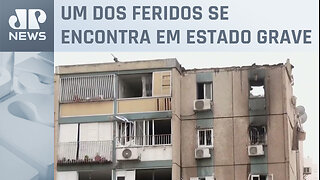 Prédio residencial em Tel Aviv é alvo de ataques aéreos; três pessoas estão feridas