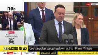 Ireland's Prime Minister Leo Varadkar has resigned.