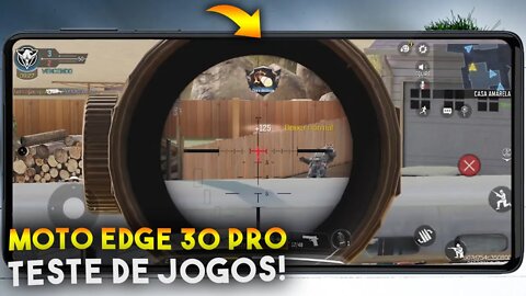 Moto Edge 30 PRO - Teste de JOGOS! COD Mobile, Asphalt 9 e Free Fire será que roda liso?