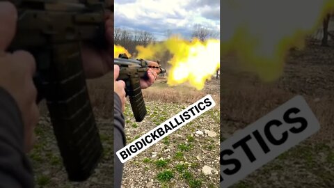 Zastava MPAP M85 KRINK AK47 Style Pistol Slow Mo Bumpfire! Flames and all! Feat. Alice In Chains