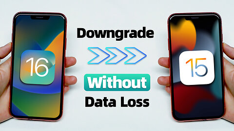 How to Downgrade iOS 16 to 15 without Data Loss? SUPER EASY!!!