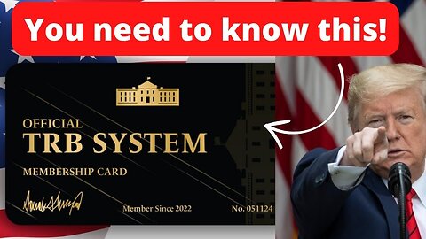 TRB Membership Card ((BEWARE!!)) TRB System Card Black