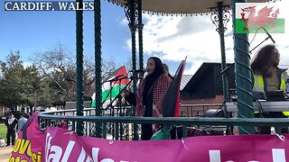 Grange Gardens, March against Racism and islamophobia, Cardiff