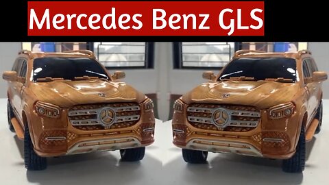 Mercedes Benz GLS Made Of Wood