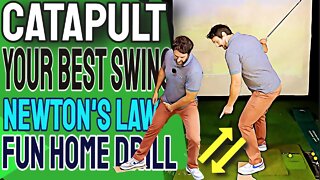 Use Some Cardboard For An Effortless Golf Swing - The Catapult Method | Use The Ground Golf Swing