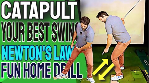 Use Some Cardboard For An Effortless Golf Swing - The Catapult Method | Use The Ground Golf Swing