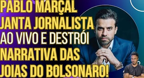 SENSACIONAL: Pablo Marçal janta jornalista ao vivo e destrói narrativa das joias do Bolsonaro!