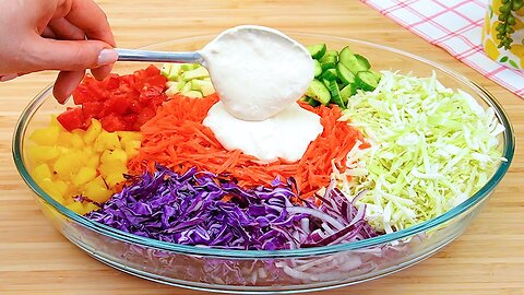 Few people know this recipe! This salad is so delicious that you will keep making it over and over