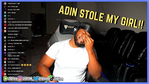 Adin Ross Steals JiDion Girl... | Jidion