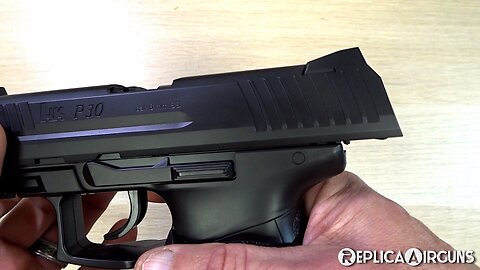 Umarex HK P30 AEG Full Auto Airsoft Pistol Table Top Review