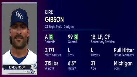 How To Create Kirk Gibson Mlb The Show 22