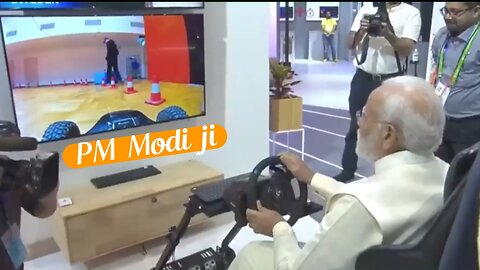 Indian Prime minister Norendro Modi ji video car driving