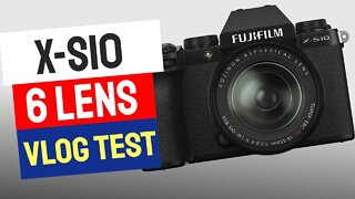 Fuji X-S10 is it any good for Vlogging? 6 Lenses Tested for Vlogging and Video