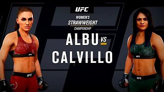 EA Sports UFC 3 Gameplay Cynthia Calvillo vs Alexandra Albu