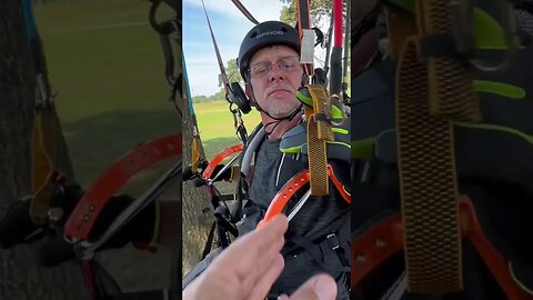 How to get into your #paramotor seat. #paramotoring