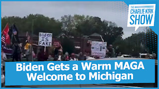 Biden Gets a Warm MAGA Welcome to Michigan