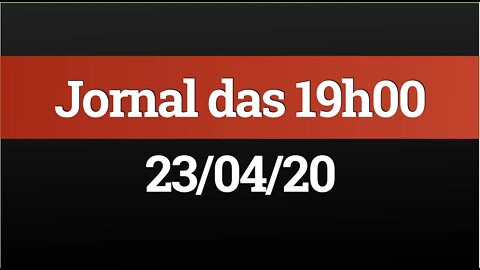 AO VIVO (23/04) - Sérgio Moro, recorde de mortes no Brasil e mais