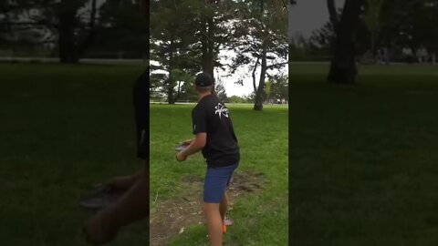 Incredible Disc Golf Throw In #SHORTS #discgolf