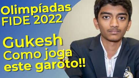 COMO JOGA GUKESH PRODIGIO INDIANO #xadrez #chess #gukesh