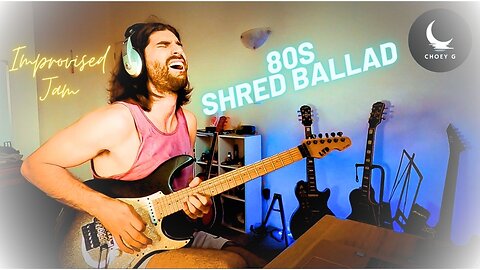 80s Rock Ballad GUITAR SOLO (Improv SHRED Jam)