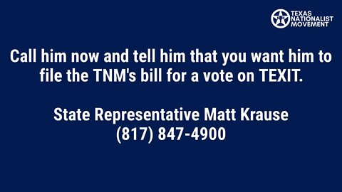 State Representative Matt Krause Needs To Hear From You On #TEXIT