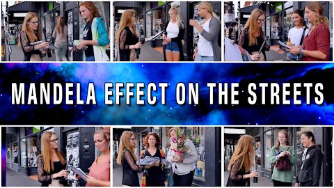 THE MANDELA EFFECT ON THE STREETS