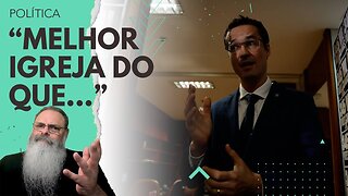 GILMAR, sentido com APOIO que DELTAN recebeu, alfineta: "JÁ pode CRIAR uma IGREJA" e DELTAN responde