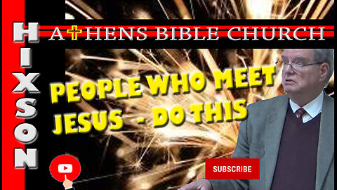What Happens When People Meet Jesus | Bible Wisdom | Revelation 1 | Athens Bible Church
