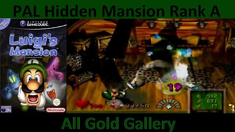 Luigi's Mansion PAL Hidden Mansion Rank A, All Gold Gallery Nintendo Gamecube