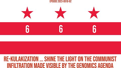 Ep 666 Re-Kulakization: Shine light on Communist infiltration visible by genomic agenda (2023-9-10)
