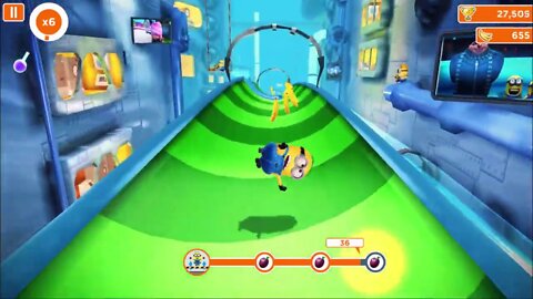 Despicable Me Minion Rush Level 17 - Jump Over Obstacles 8 Times