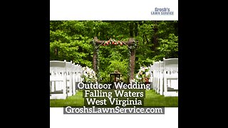Outdoor Wedding Falling Waters West Virginia Landscape Company