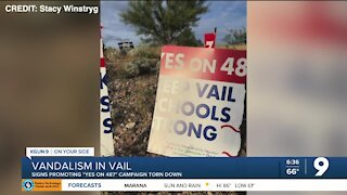 Campaign signs destroyed in Vail ahead of November election