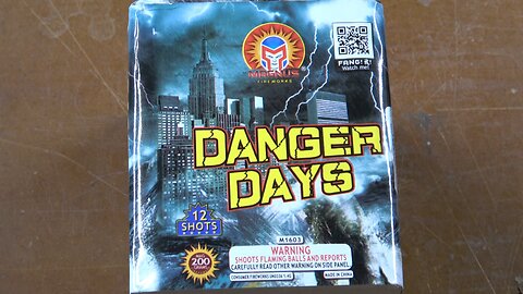 Danger Days 12 shot 200g cake by Magnus