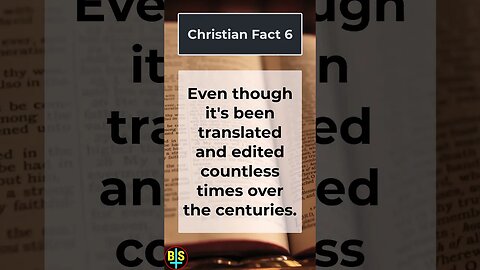 Christian Fact 6 #shorts #religion #biblicalstory #god #BibleFacts #ReligionDebate #biblefacts