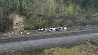 Todays insane landslide that happened in Woodland, Washington