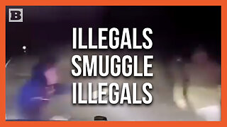 Hot Pursuit: Illegal Immigrants Smuggling Others Try to Flee Police in Burning Car