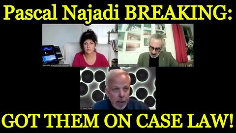 Pascal Najadi BREAKING: GOT THEM ON CASE LAW with Dr. Robert Young & Klanmother Karenann.