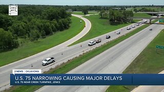 U.S. 75 narrowing causing major delays