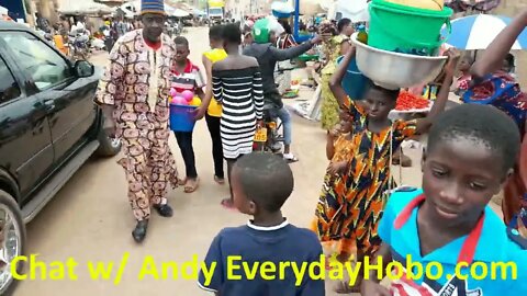 Togo Kids Trip To Market, Binjago Restaurant Kpalime