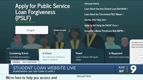 Application site opens for Biden student debt cancellation