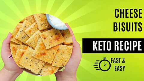 Keto Recipe (Cheese Biscuits) FAST & EASY | FREE RECIPE BOOK